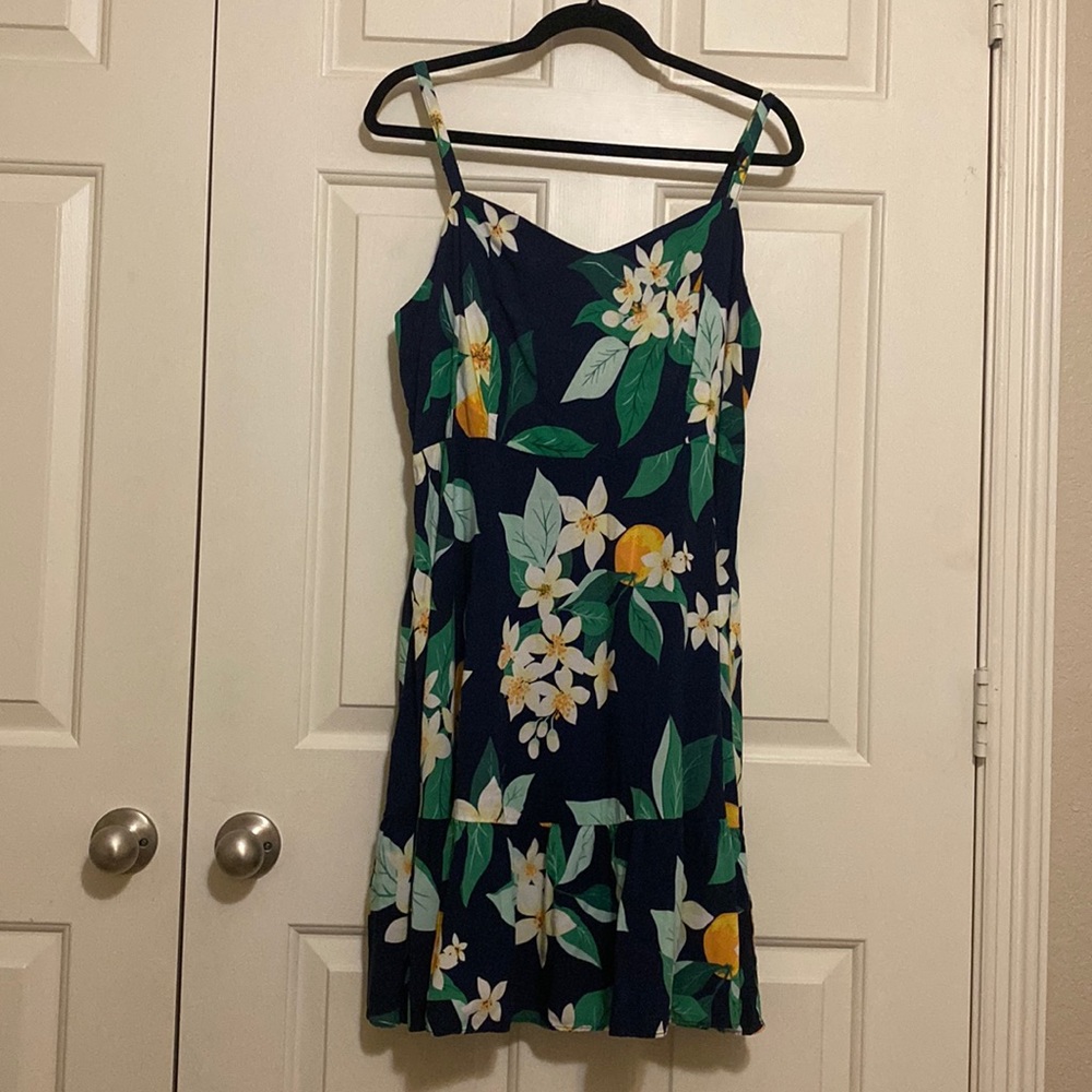 Old Navy floral cami dress, X-Large.